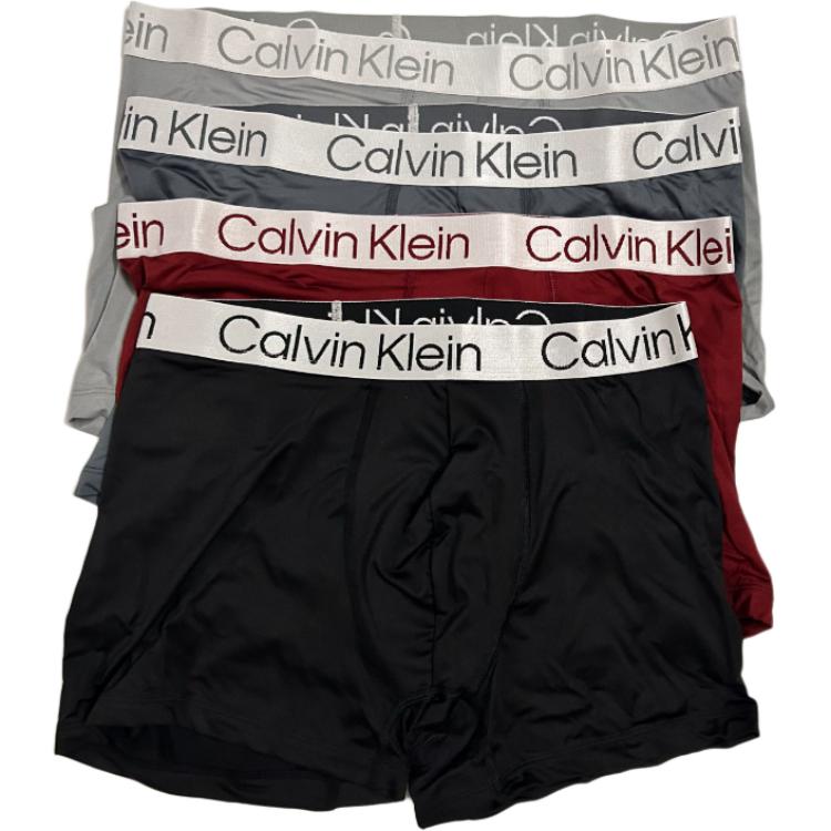 

Боксеры мужские 4 шт Calvin Klein, светло-серый