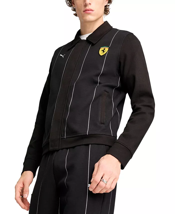 

Мужская премиальная куртка Ferrari Race Jacket Puma, черный