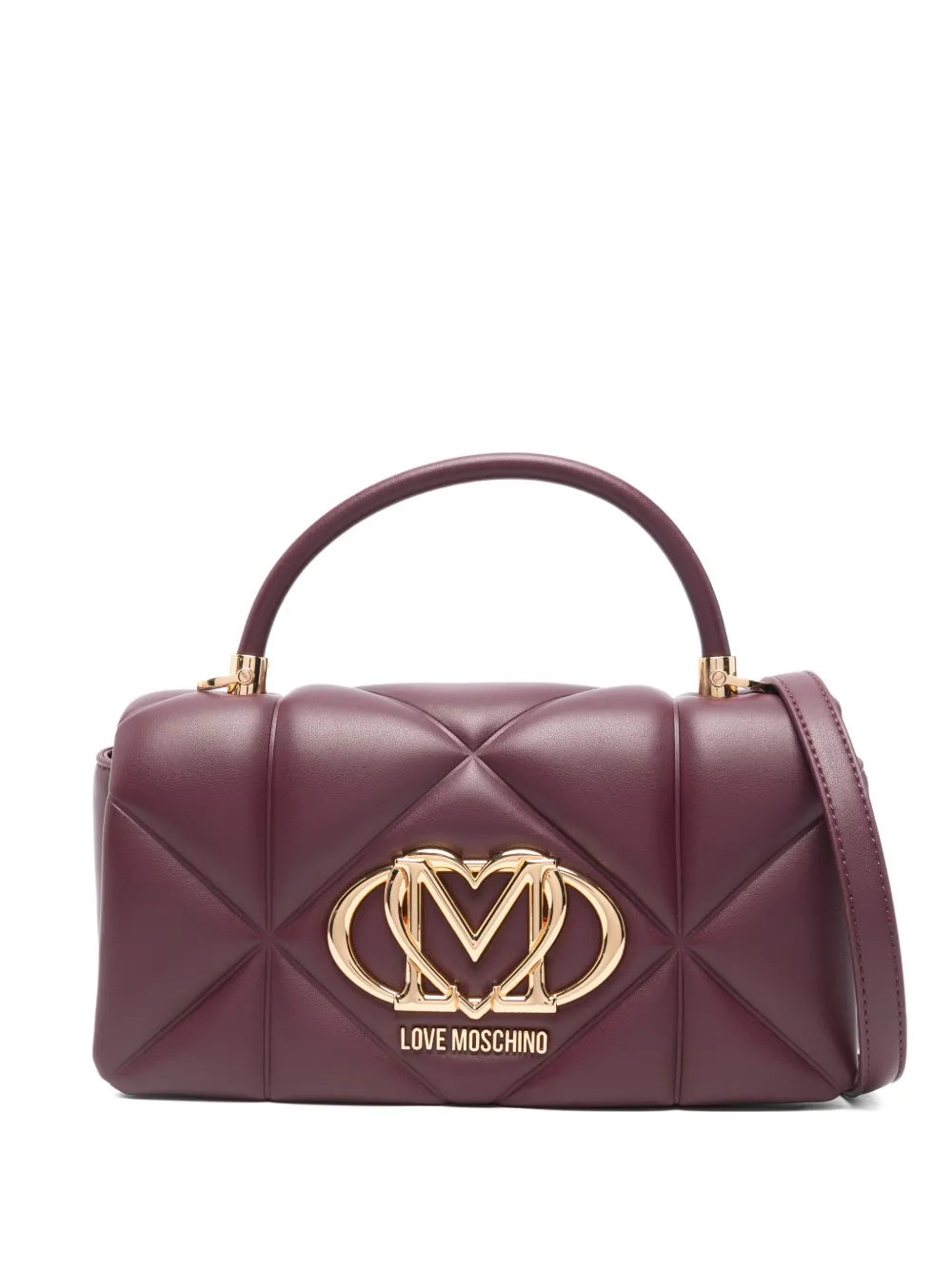 

Стеганая сумка-тоут Love Moschino, красный