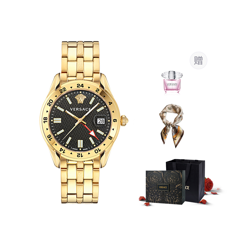

Greca Time Gmt 41mm VERSACE