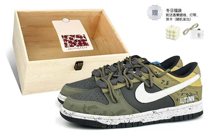 

Женские кроссовки для скейтбординга Nike Dunk, Olive