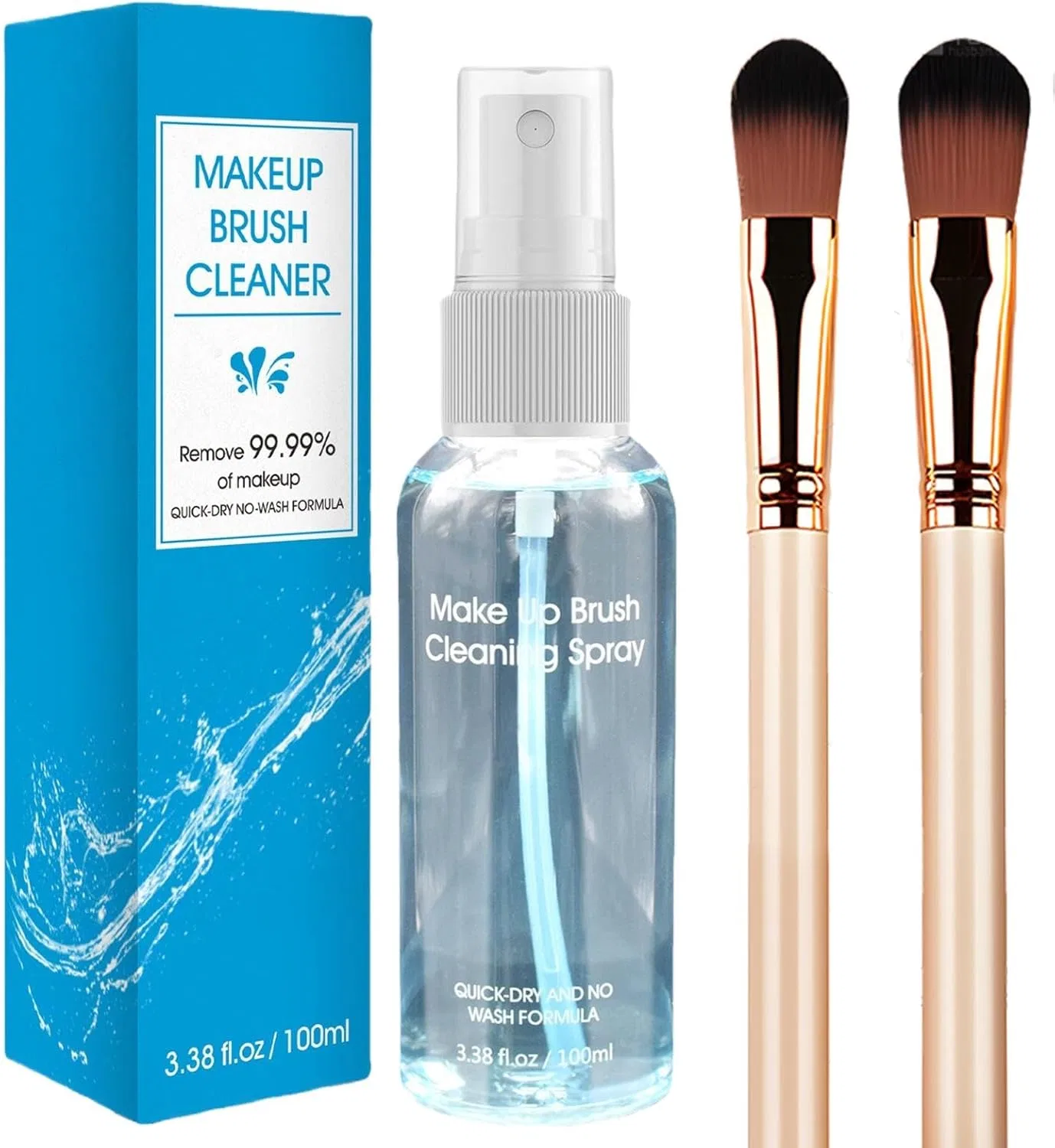 Средство для чистки кистей Makeup Brush Cleaner Solution, 100 мл Generic