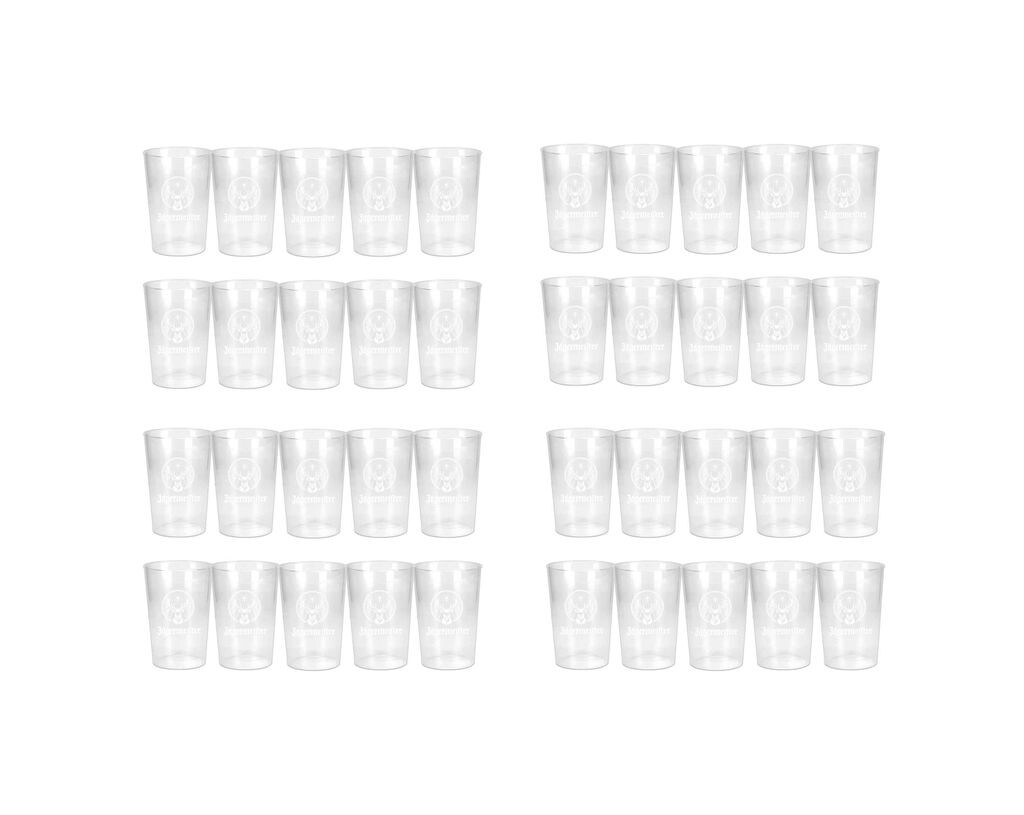 

Пластиковые стаканчики Jägermeister 2/4cl калиброванные - набор из 40 шт Mixcompany, белый