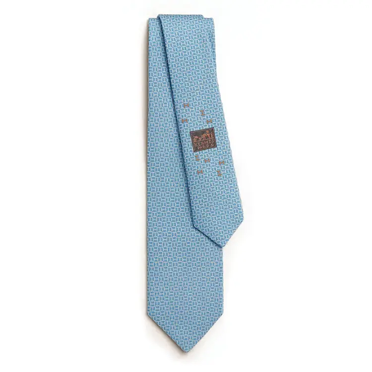 

HERMES Мужской галстук, Blue