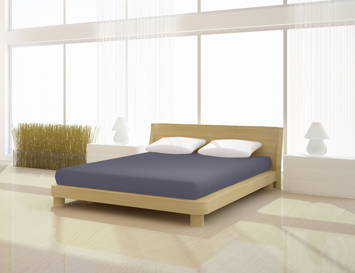 

Простыня Mr.Sandman Full Elastan de luxe 140 160 x 200 220 см, антрацит