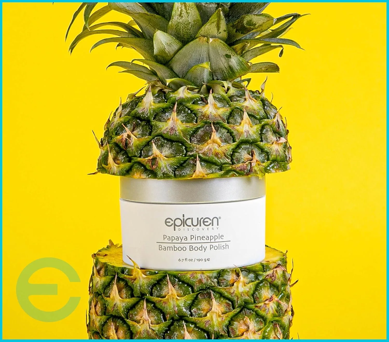 Скраб для тела Epicuren Discovery Papaya Pineapple Bamboo, 6,7 унций. 198 мл (1 шт.) — фото 3