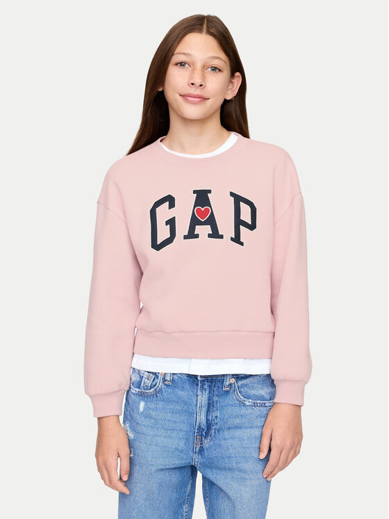 

Толстовка обычного кроя 628718-00 Gap, розовый