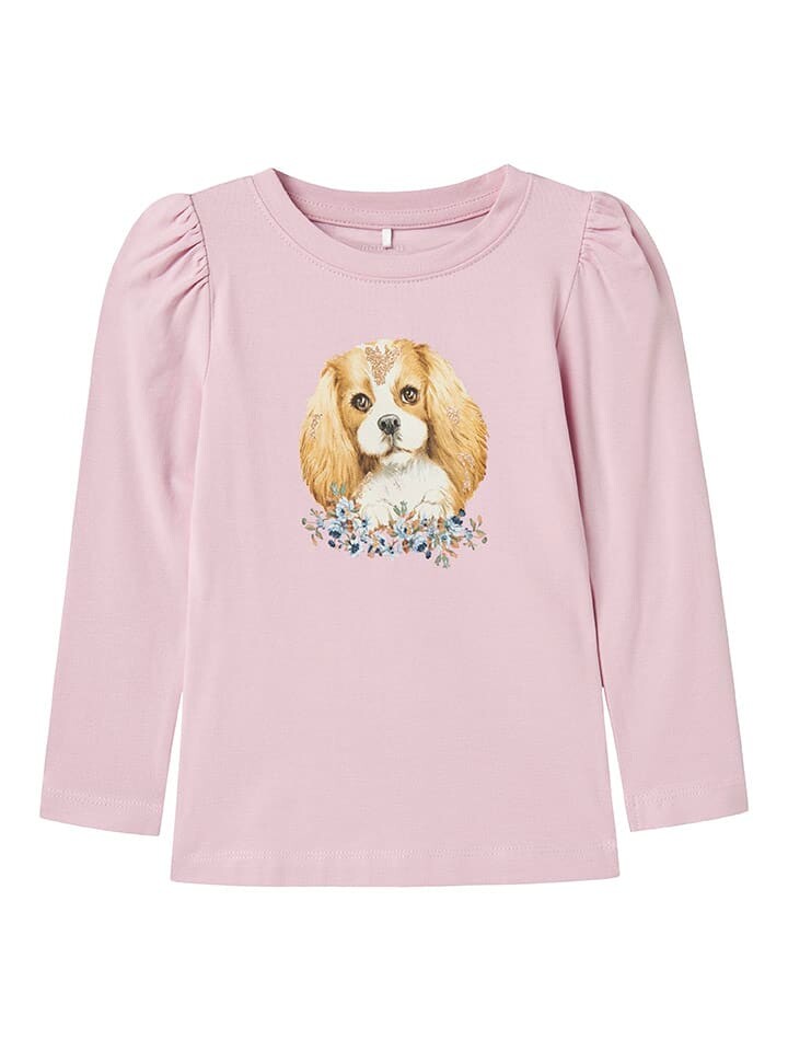 

Лонгслив name it Longsleeve Ramoni, розовый