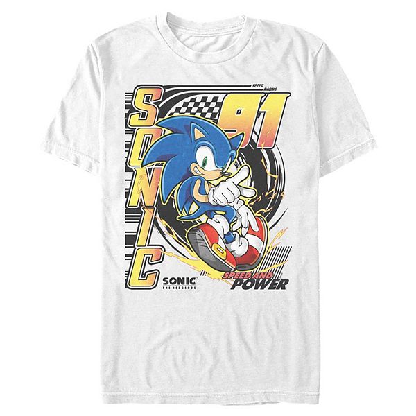 

Футболка с принтом Men's speed & power Sonic The Hedgehog