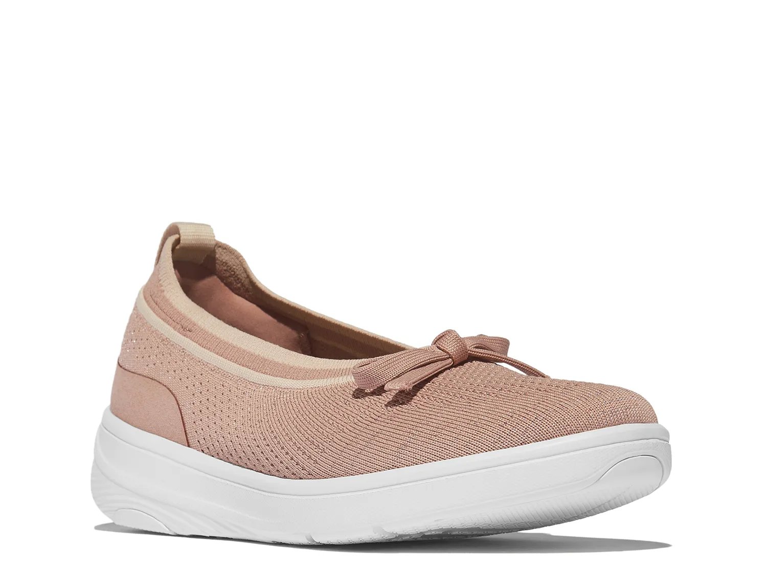 Слипоны FitFlop Super-Q Flat, кремовый