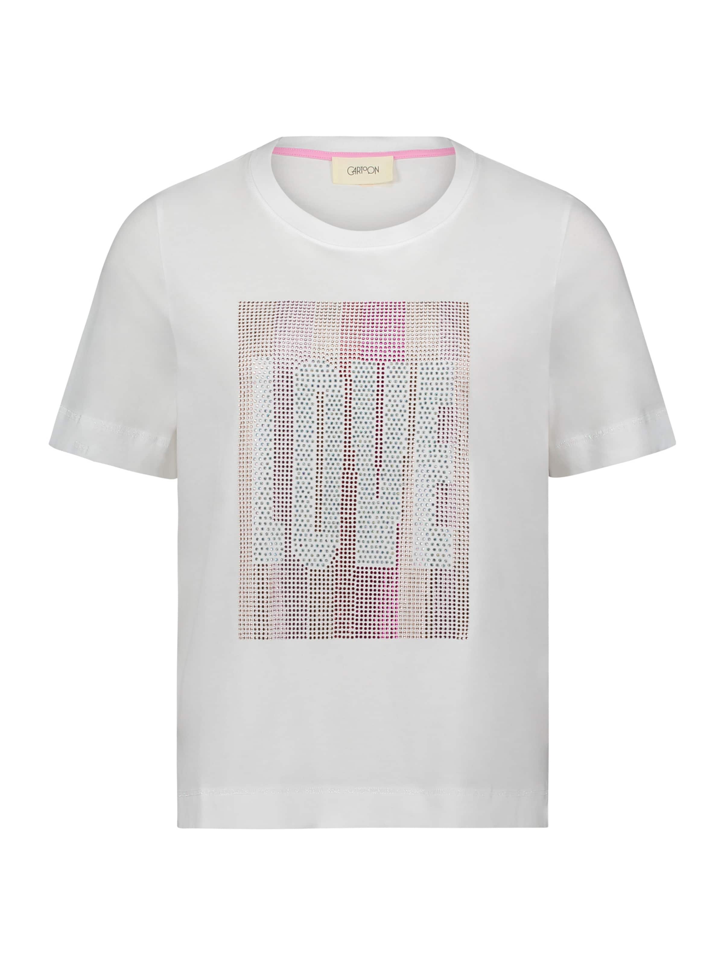 

Cartoon Футболка в белом цвете