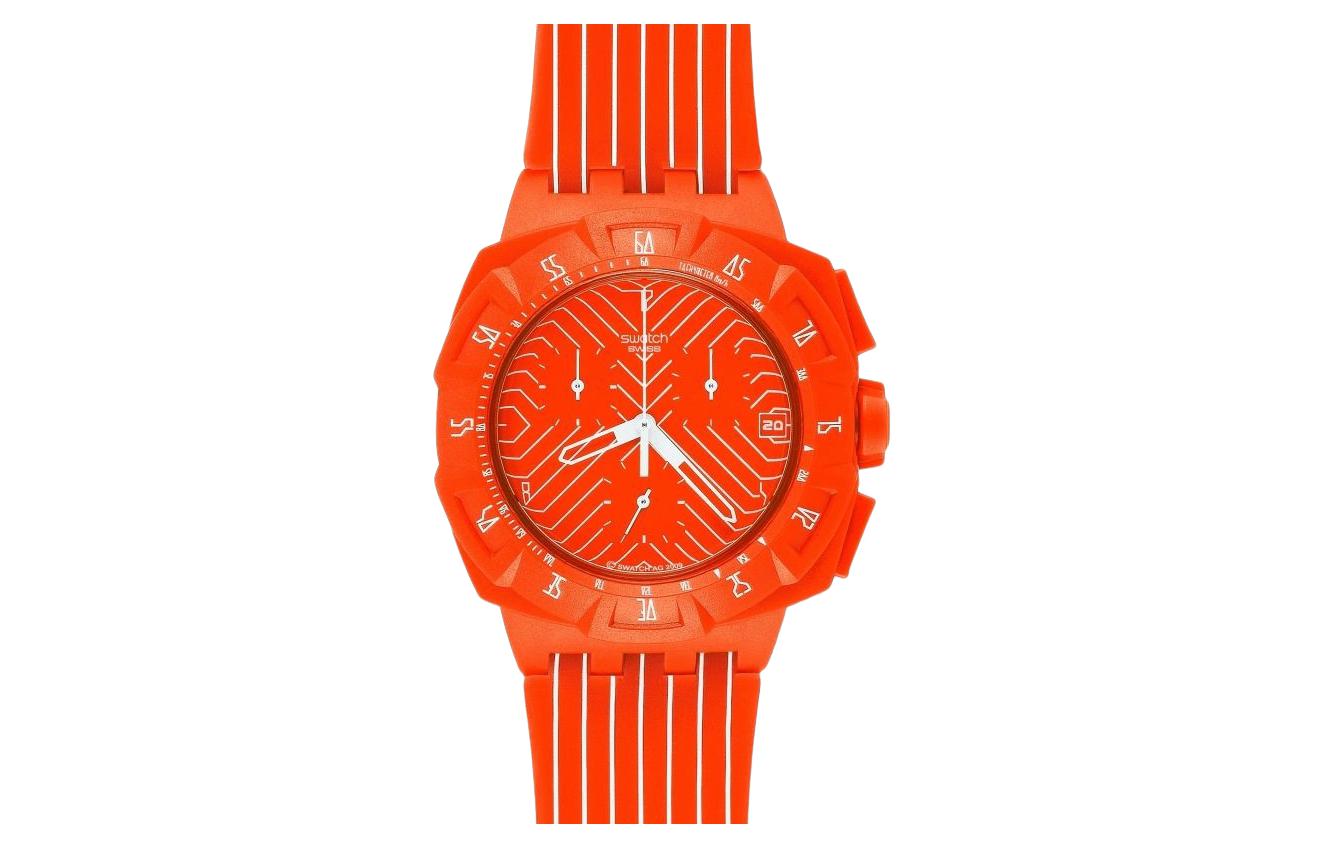 

Унисекс оранжевые часы 45 мм SUIO400 SWATCH