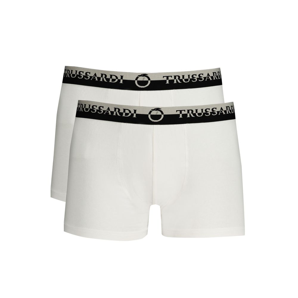 

Белое хлопковое нижнее белье Trussardi