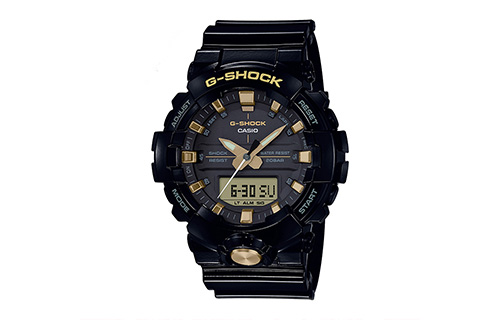 

Молодёжная коллекция Мужские часы CASIO с кварцевым механизмом на ремешке из смолы с чёрным циферблатом