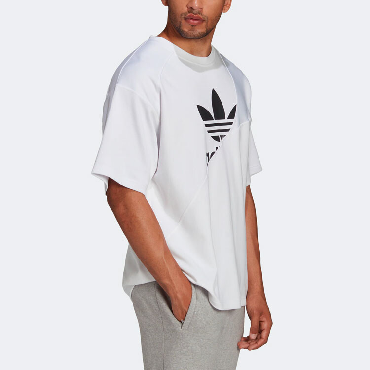 Футболка Adicolor мужская белая Adidas Originals, белый — фото 4