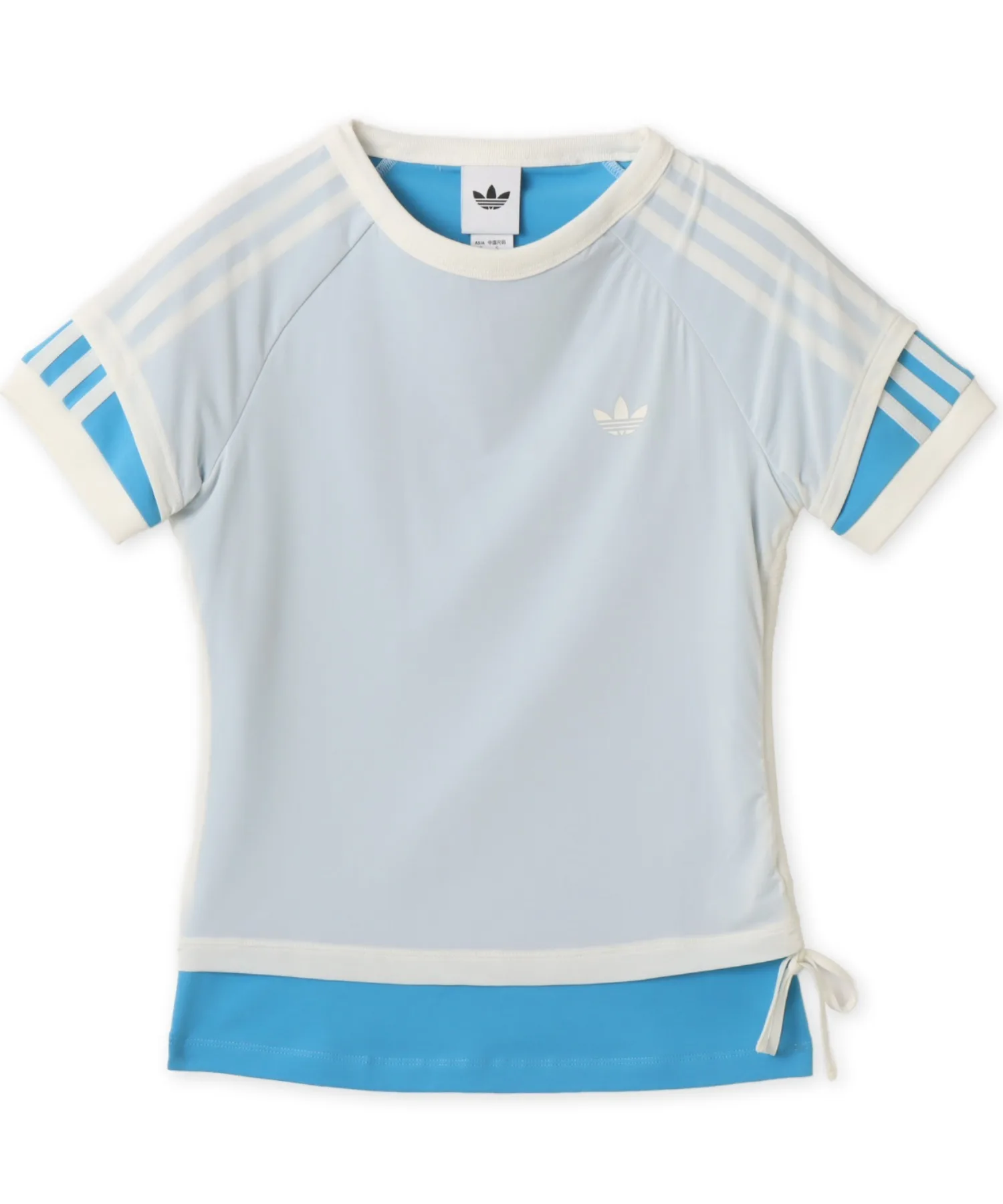Женская футболка с двойным слоем adidas DOUBLE LAYERED CALI белая