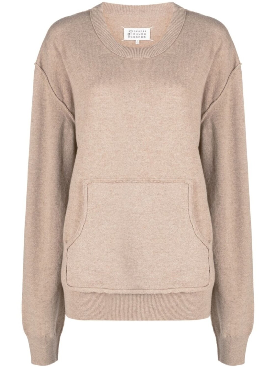 

Maison Margiela джемпер из смесовой шерсти, коричневый