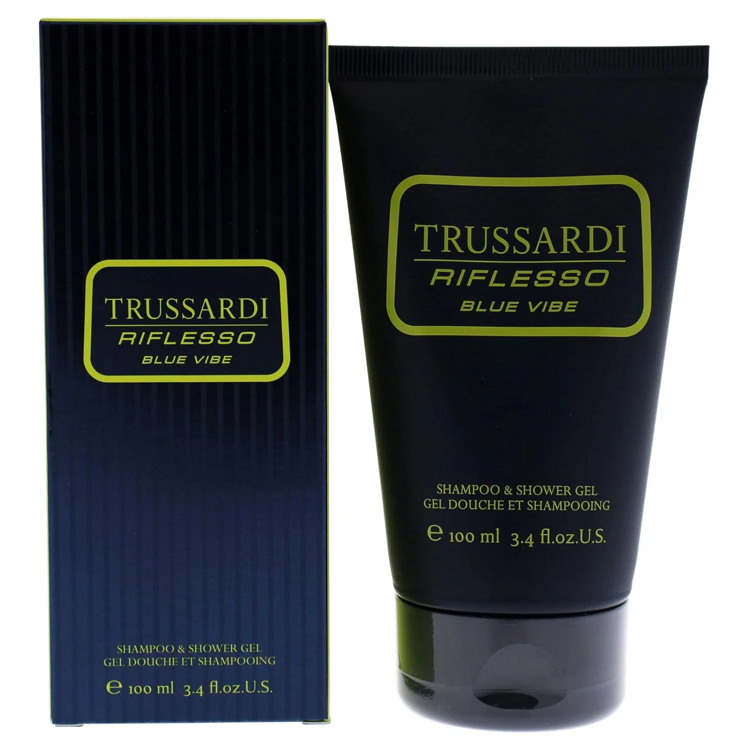 Шампунь и гель для душа «Riflesso Blue Vibe» от Trussardi Trussardi