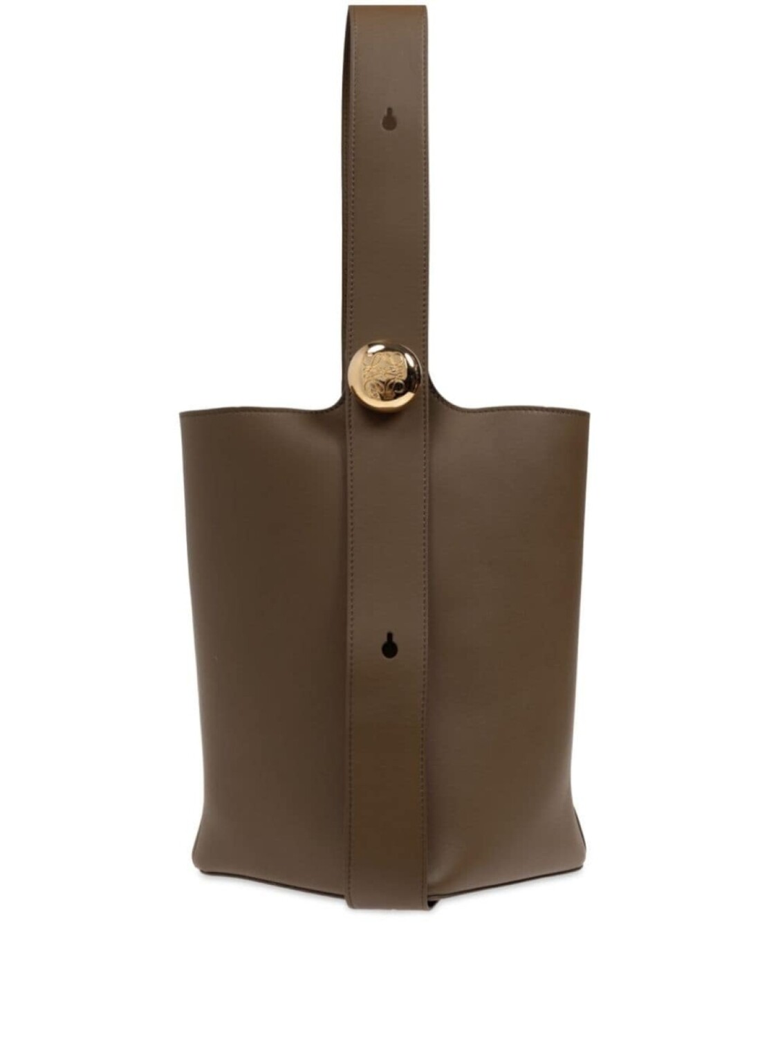 

Сумка-ведро LOEWE Pebble, коричневый