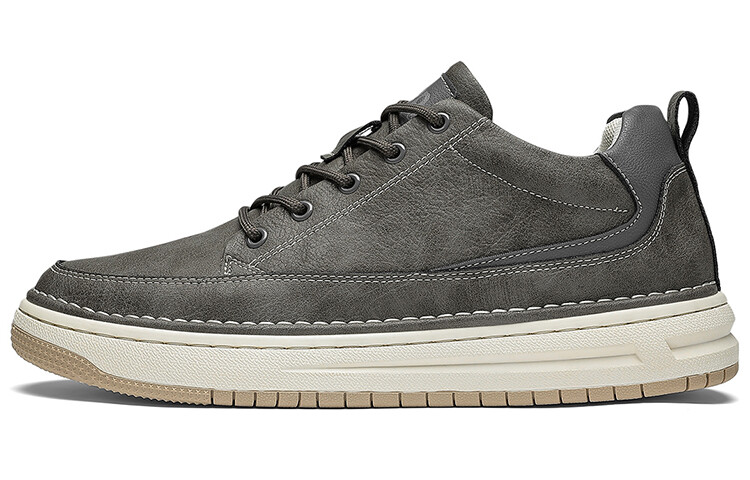 

Кроссовки Jeep Skateboarding Shoes Men Low-top Gray, серый