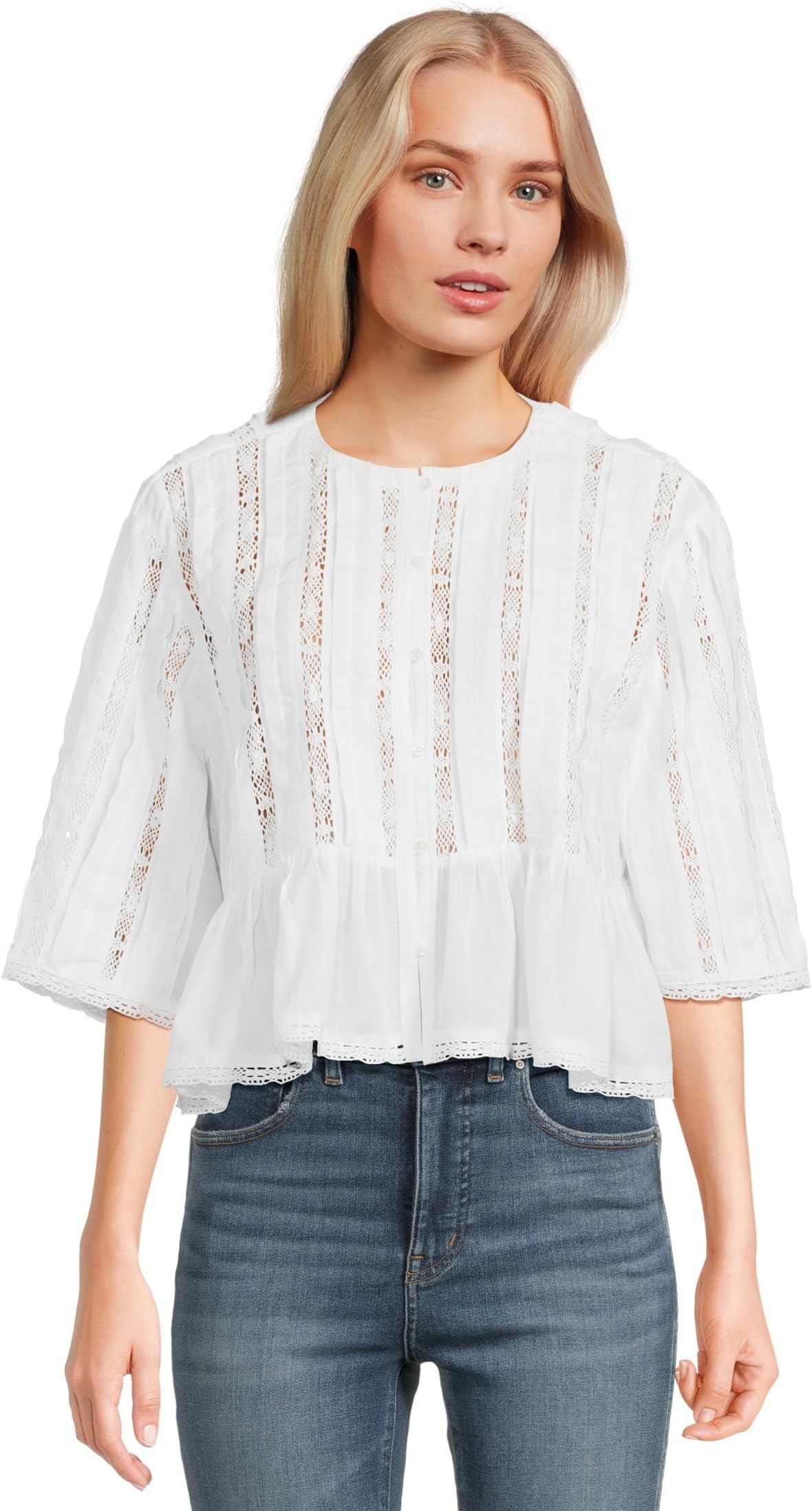 

Топ Madewell Bobbi Top - Cotton Viscose Voile, Festival Red