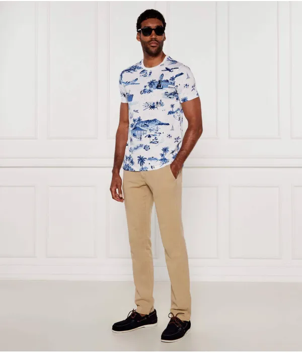 Льняные брюки Straight fit Polo Ralph Lauren, бежевый — фото 2