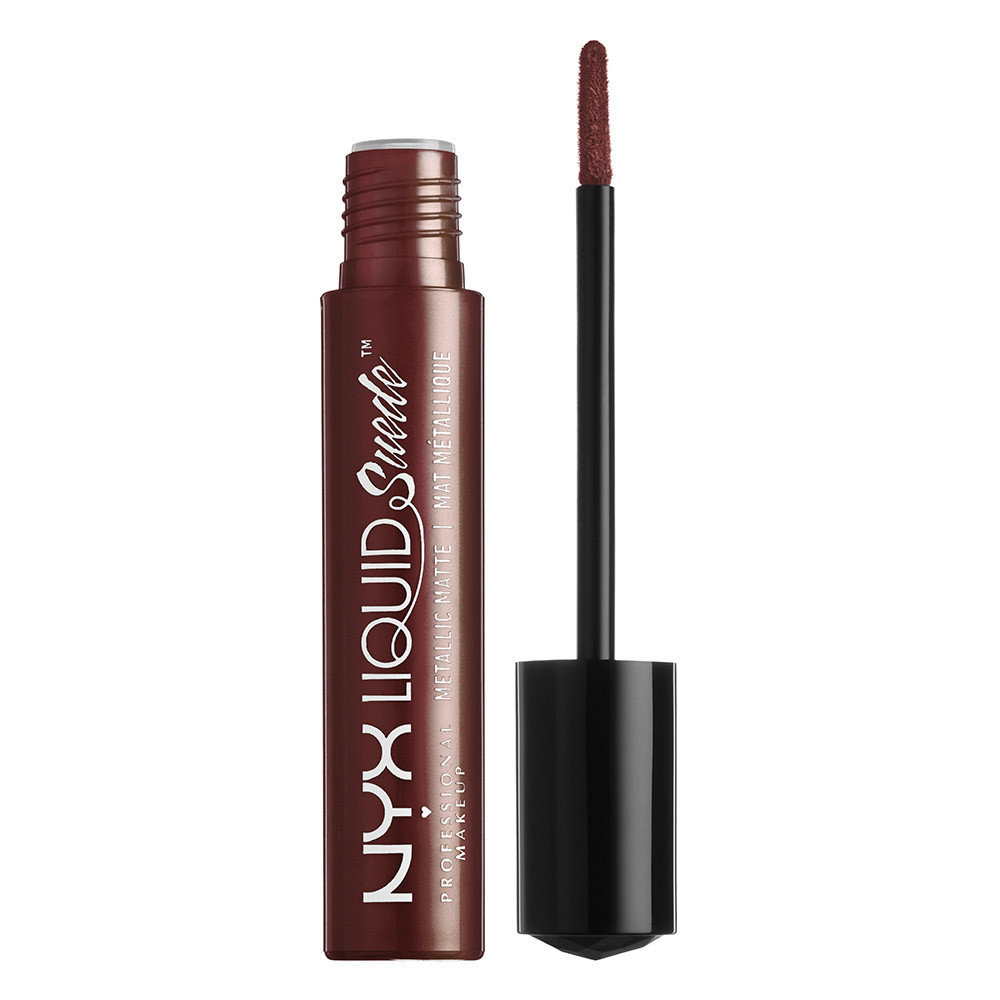 

NYX, Liquid Suede Neat Nude Metallic Matte Lipstick