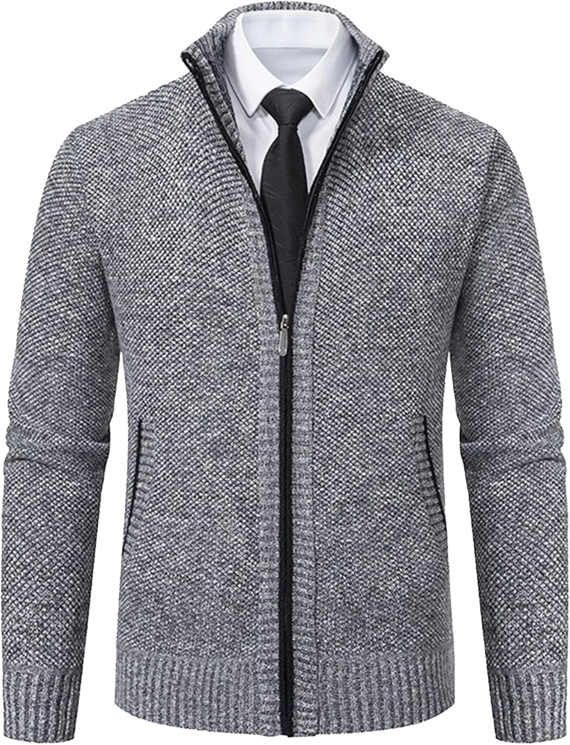 

Мужской кардиган Casual Knitted Cardigan Plus Size Slim Fit Maiyifu-GJ