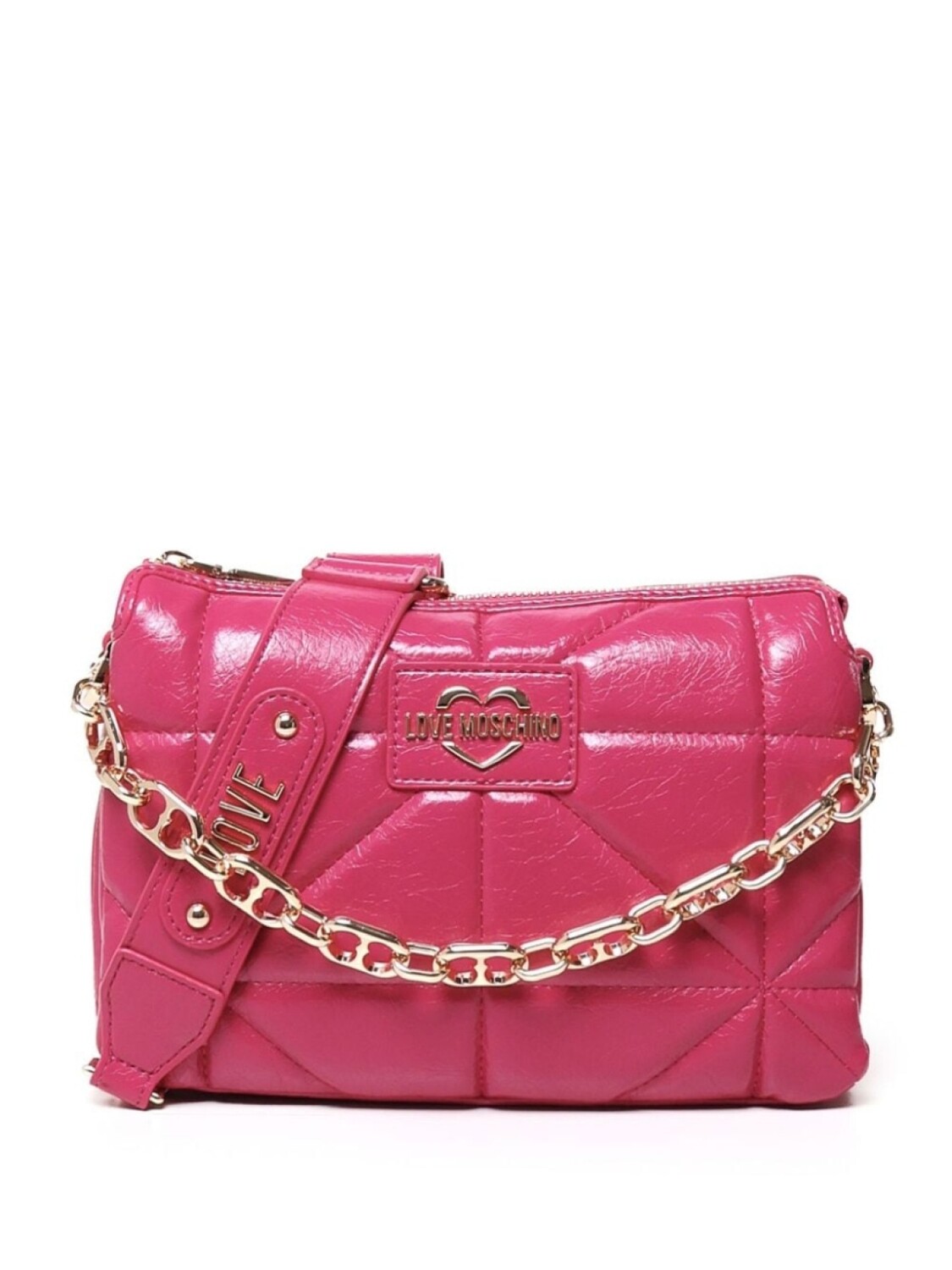 

Love Moschino сумка через плечо с логотипом, розовый