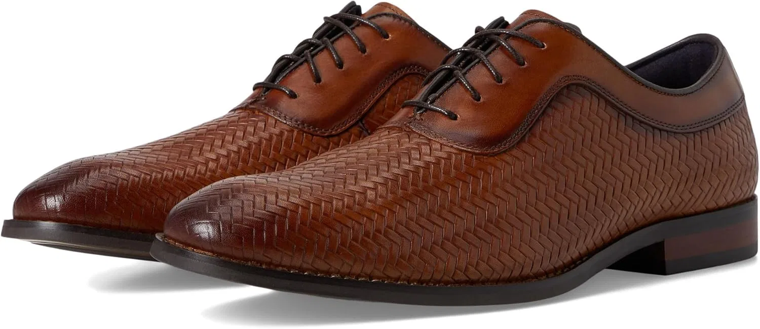 Мужские оксфордские туфли на шнуровке STACY ADAMS Keating, Light Brown