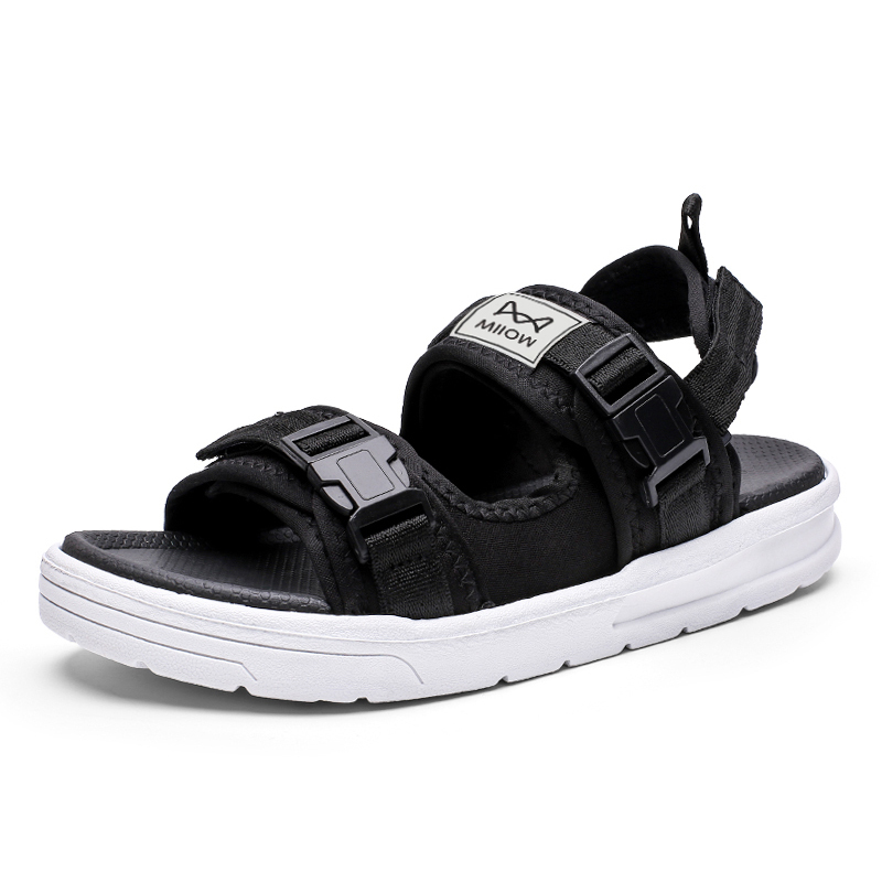 

MIIOW Пляжные сандалии унисекс черно-белые, цвет Black White