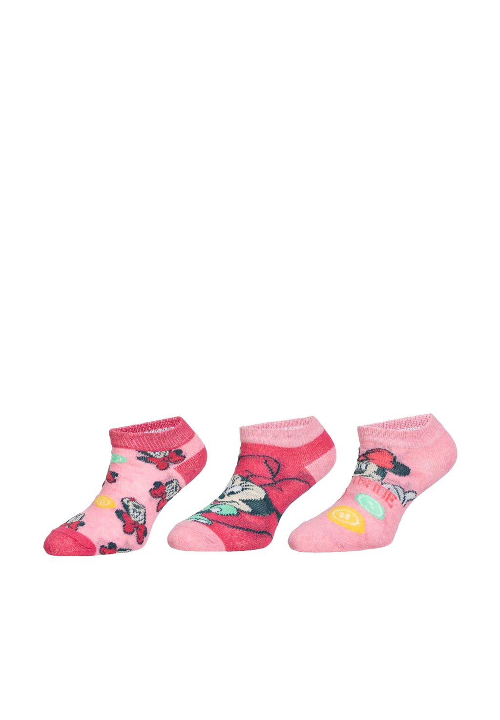 

Носки MICKEY MINNIE 3ER-PACK Disney, неоново-розовый