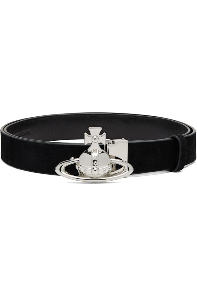 

Ремень с пряжкой в виде шара Vivienne Westwood, черный