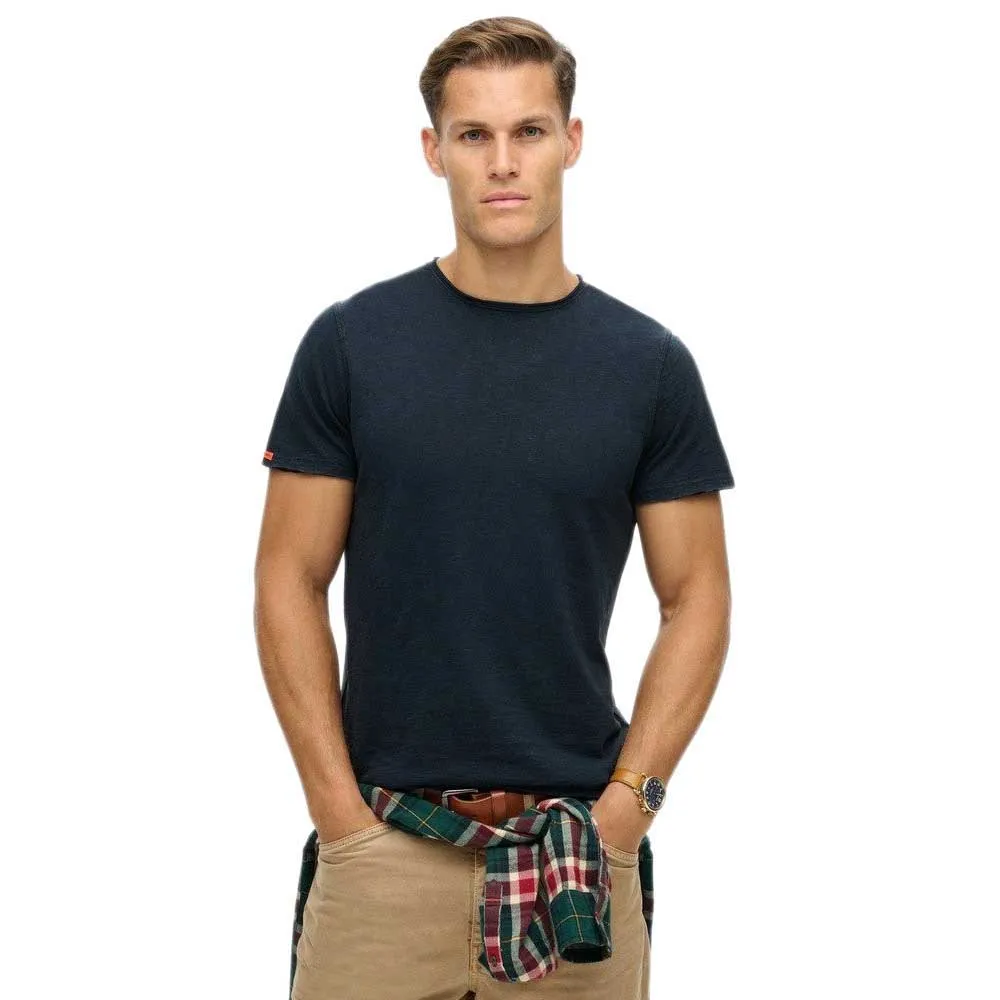 

Футболка с коротким рукавом Superdry Raw Edge Slub, синий