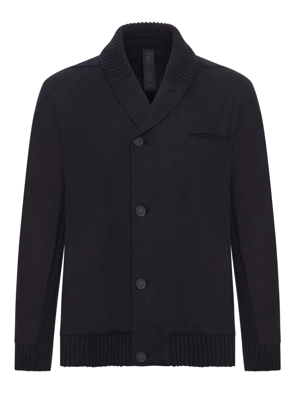 

Жакет в рубчик на пуговицах Transit, черный