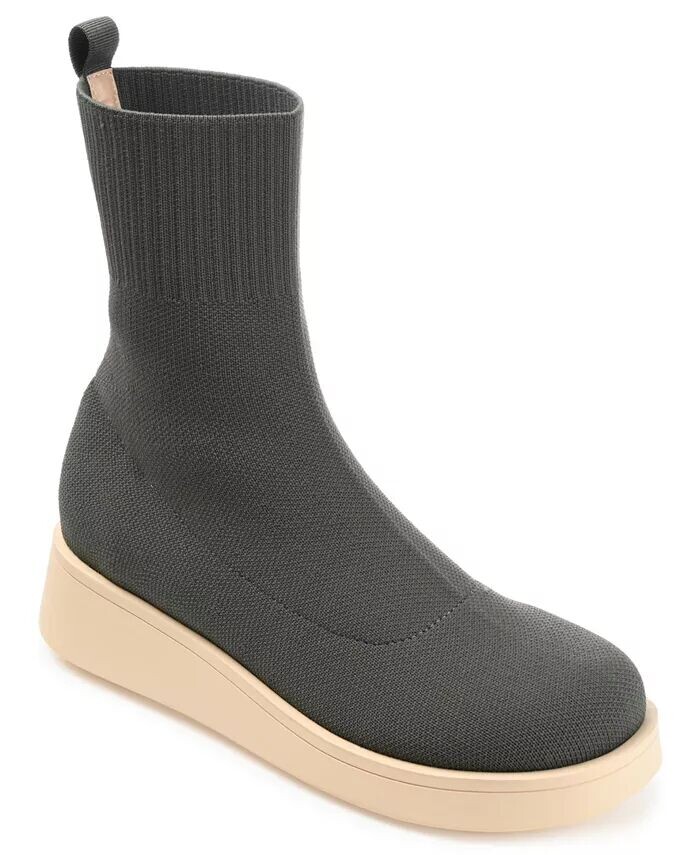Женские ботильоны Ebby Sock Journee Collection, зеленый