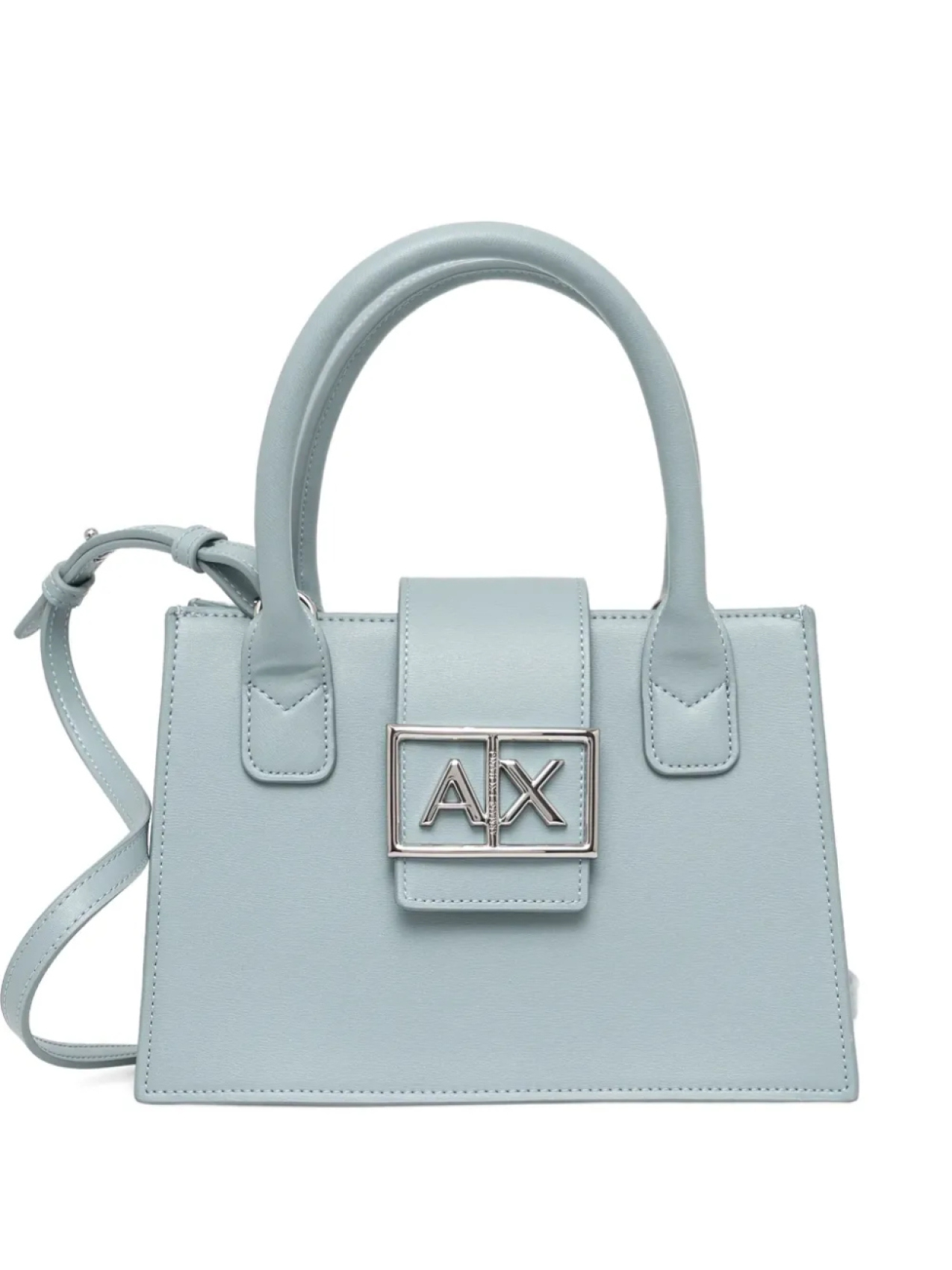 

Структурированная сумка-тоут Armani Exchange, синий