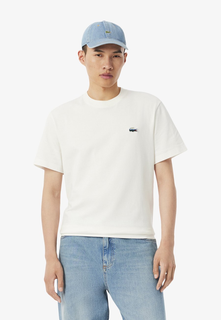

Футболка Lacoste Basic T-shirt, Blanc-V/White, Белый, Футболка Lacoste Basic T-shirt, Blanc-V/White