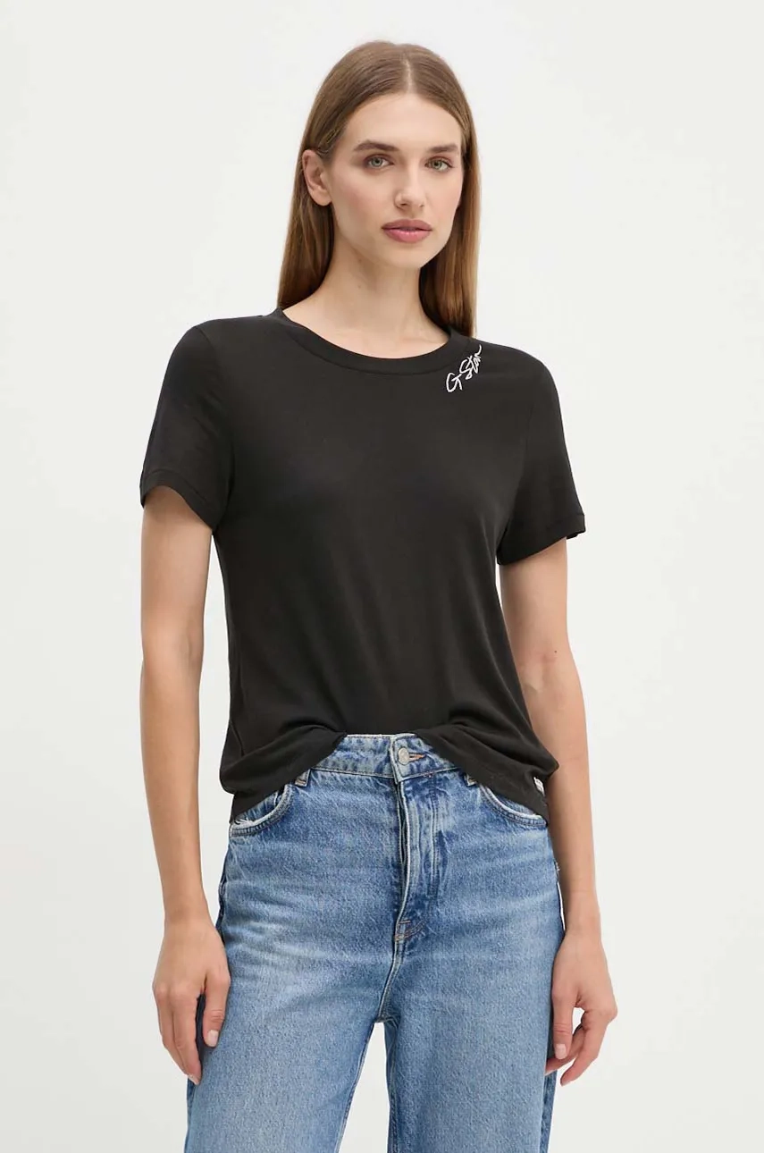 

Хлопковая футболка G-Star Raw, черный
