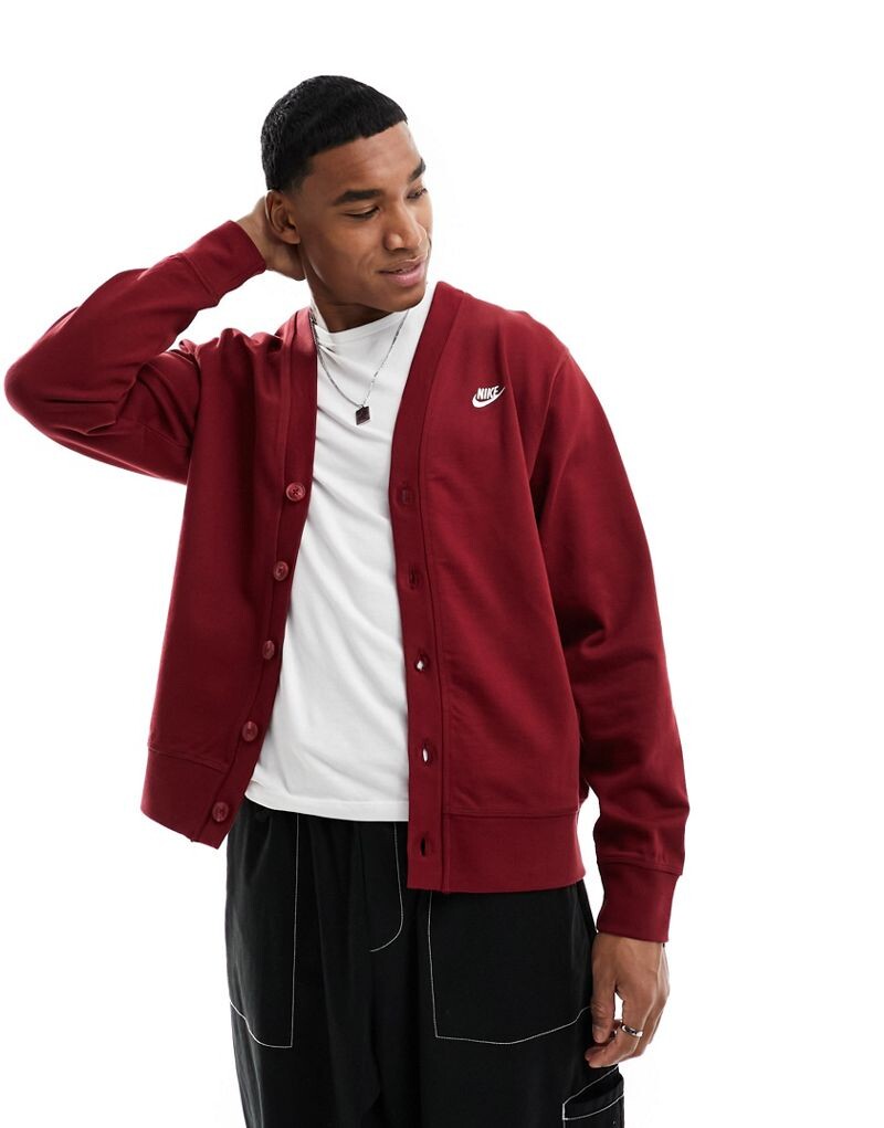 

Бордовая худи Nike Club
