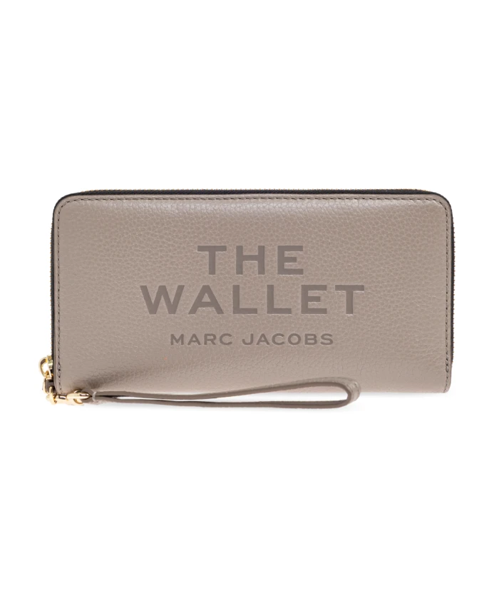 

Кожаный континентальный кошелек Marc Jacobs, бежевый