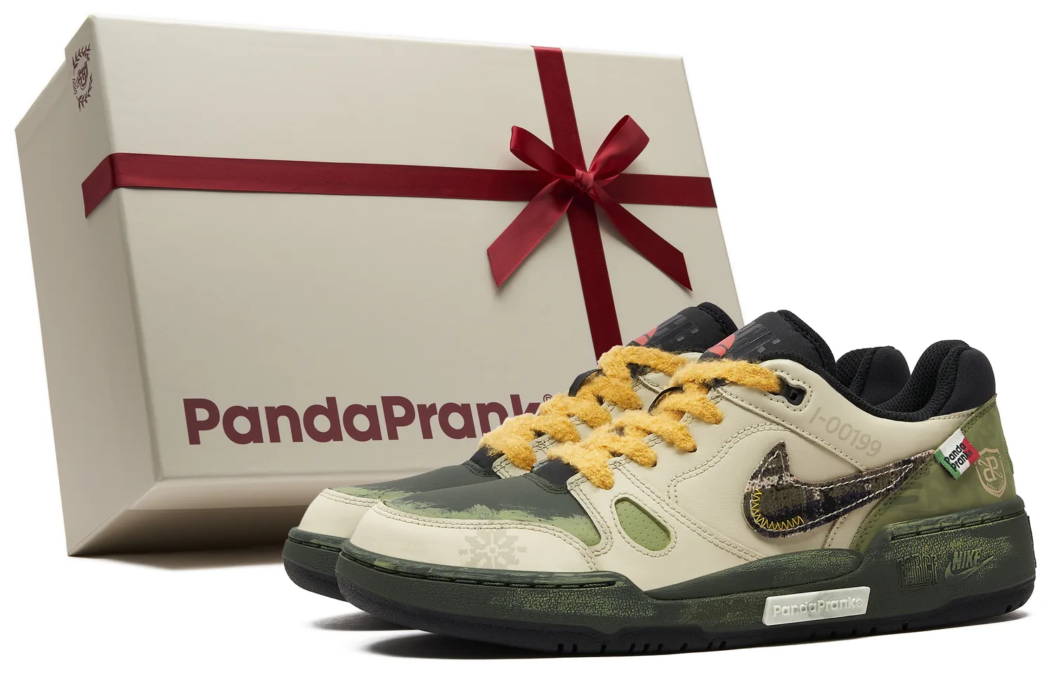 Nike Кроссовки для скейтбординга Full Force низкие легкие нескользящие мужские Army Green