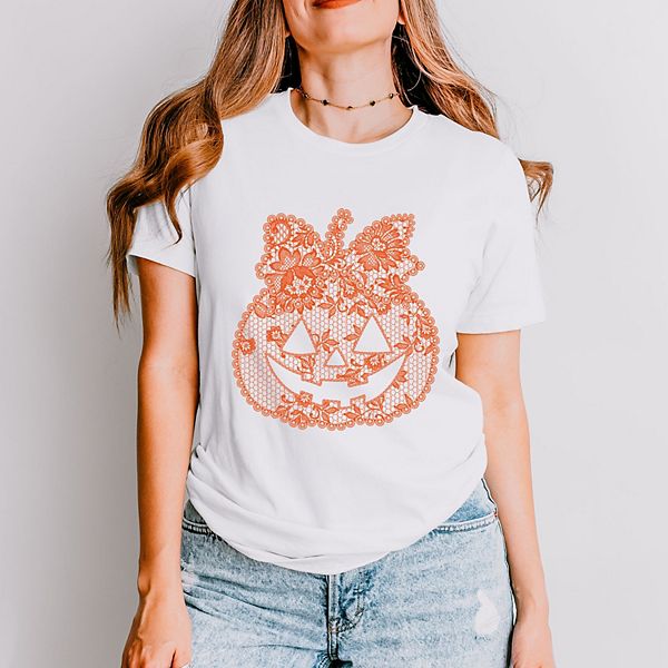 

Футболка с коротким рукавом Pumpkin doily coquette Simply Sage Market, White, Белый, Футболка с коротким рукавом Pumpkin doily coquette Simply Sage Market, White