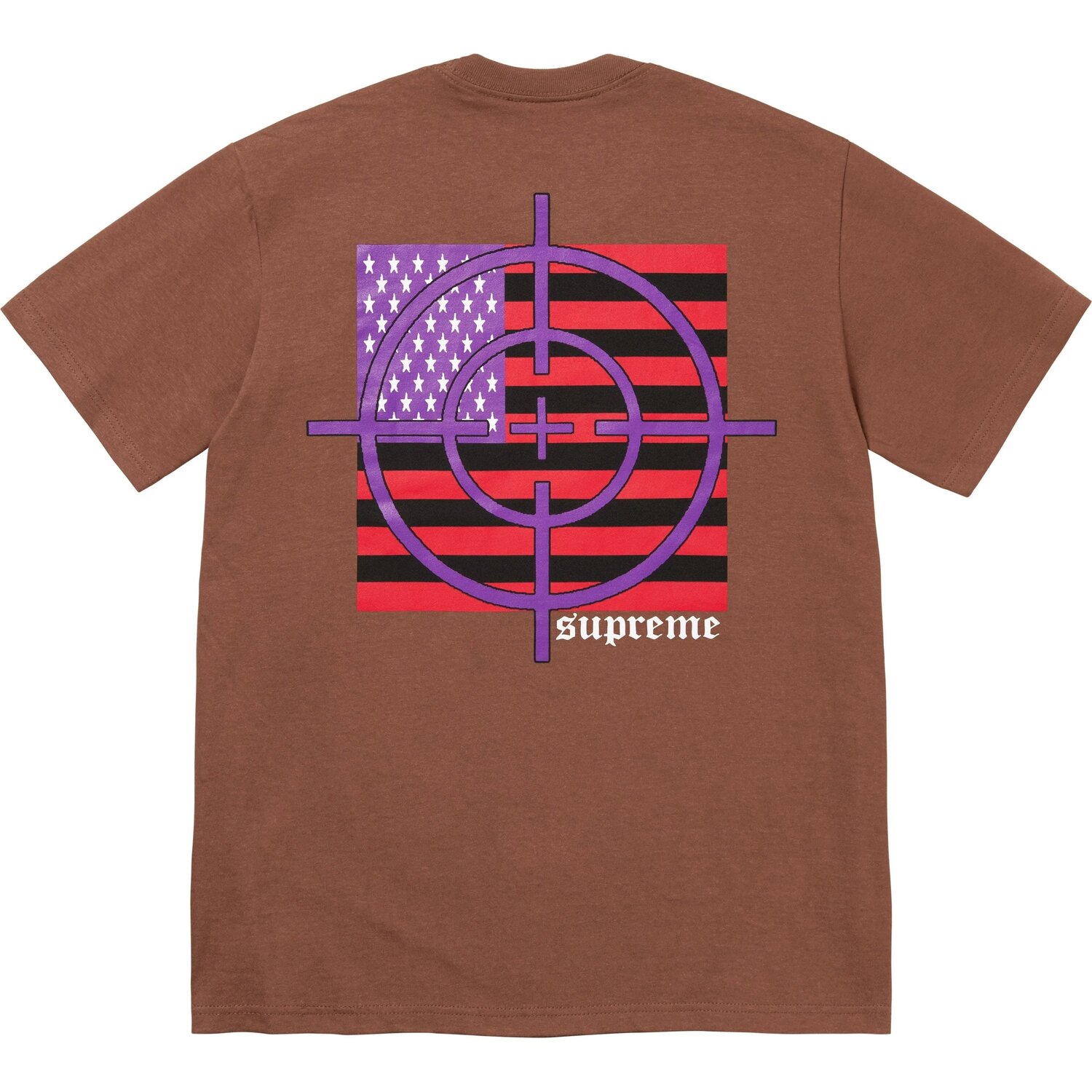 Футболка Unisex Target Supreme, коричневый