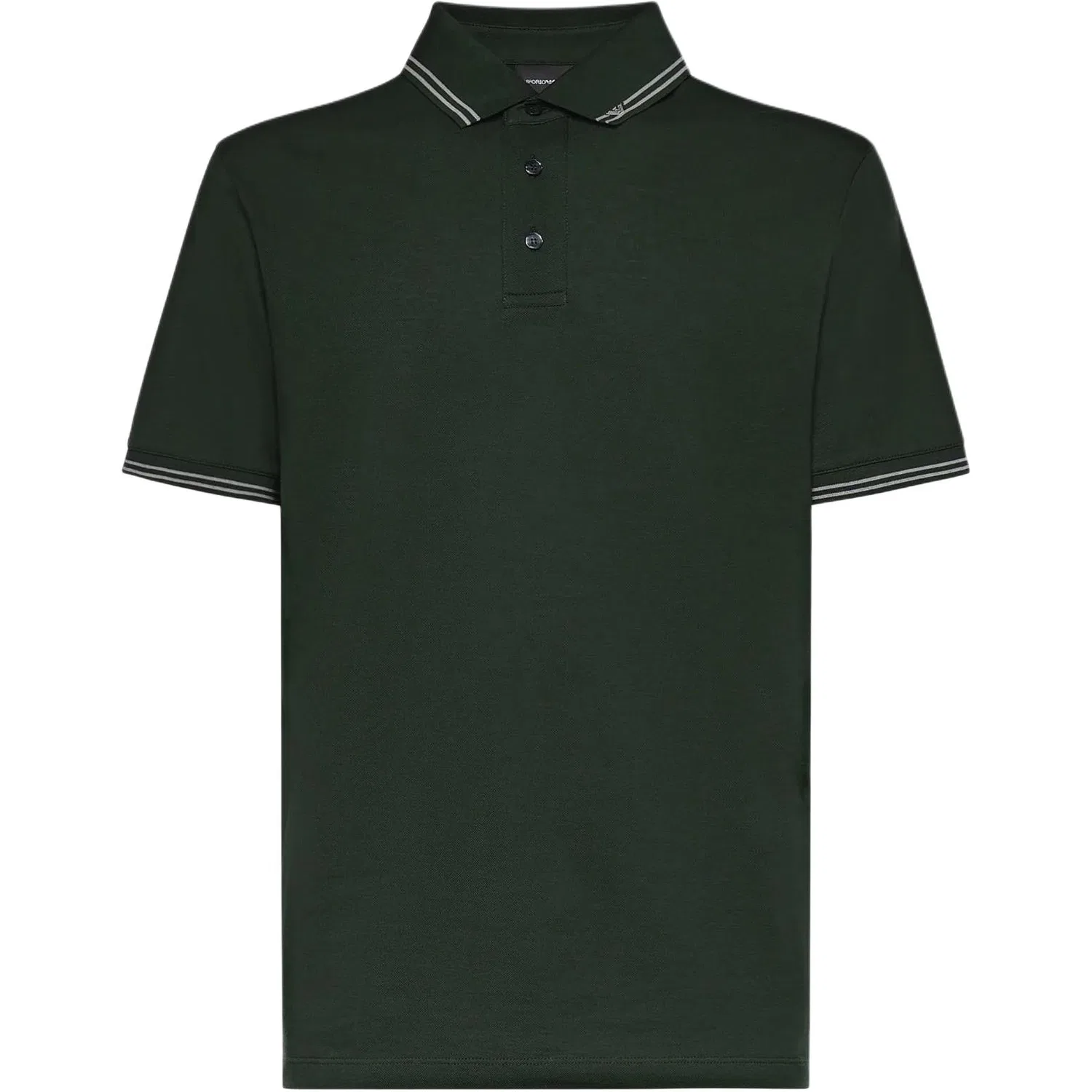 Поло с отложным воротником EMPORIO ARMANI, Dark Green
