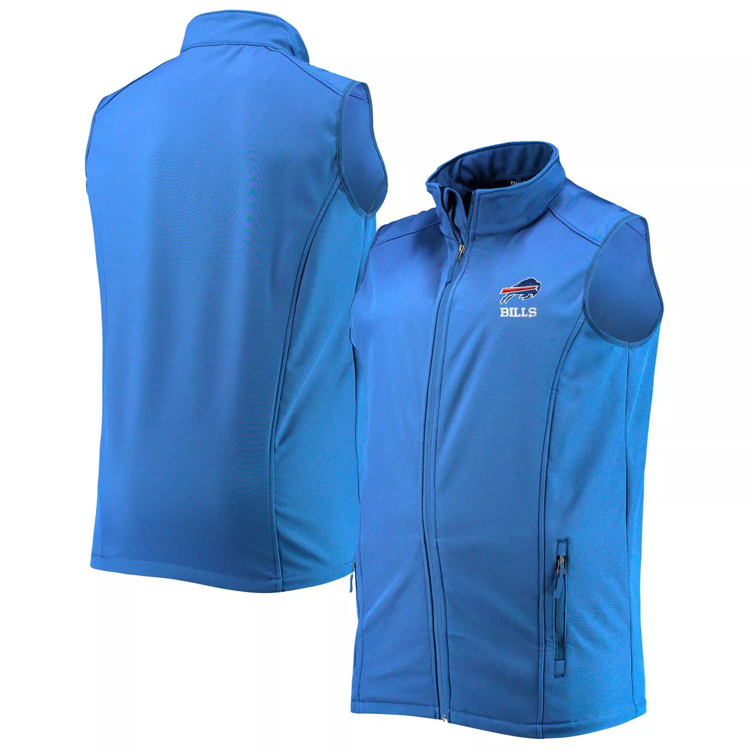 

Мужской жилет Dunbrooke Royal Buffalo Bills Big & Tall Archer Softshell с молнией во всю длину