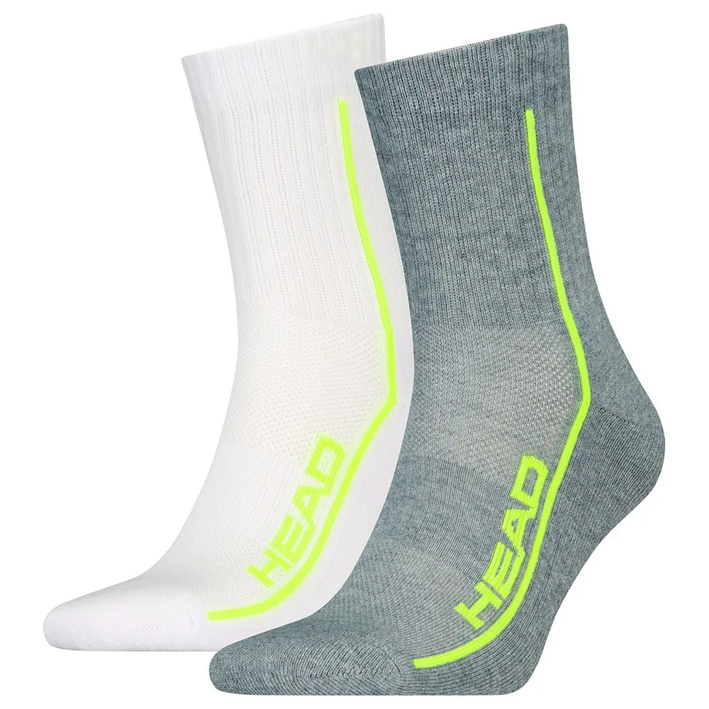 

Носки Head 701229021 short 2 units, серый/белый