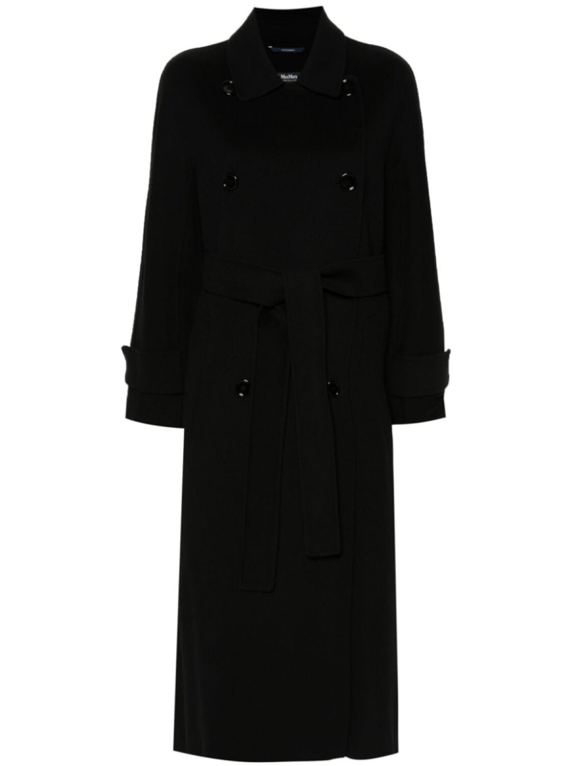 

'S Max Mara двубортное пальто макси Hester, черный