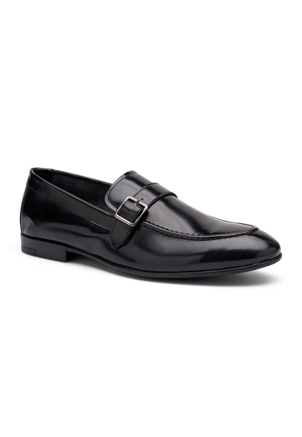 Элегантные лоферы с пряжкой, элегантные мокасины Frau Shoes, Black — фото 2
