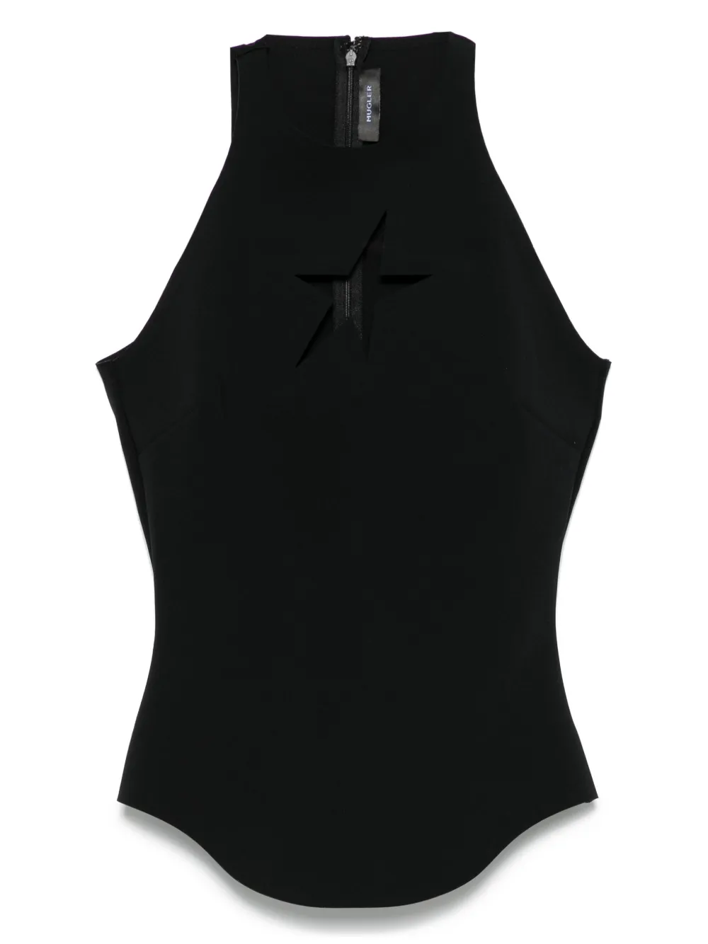 

Топ с вырезами Mugler, черный